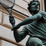 DALL·E 2022-10-01 10.40.19 - a photo of the sculpture of michelangelo playing tennis in italy.png